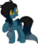 Size: 888x1041 | Tagged: safe, artist:t-aroutachiikun, oc, oc only, oc:mystic flare, pegasus, pony, alternate hairstyle, base used, colored pupils, colored wings, female, looking at something, mare, missing ear, multicolored hair, multicolored wings, open mouth, ponytail, raised hoof, simple background, smiling, solo, transparent background