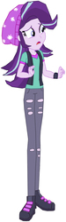 Size: 301x1007 | Tagged: safe, artist:danparkerstudios, starlight glimmer, human, equestria girls, g4, beanie, clothes, confused, female, hat, simple background, solo, white background
