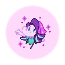 Size: 300x300 | Tagged: safe, artist:hp_happening, starlight glimmer, human, equestria girls, g4, beanie, chibi, clothes, female, hat, solo