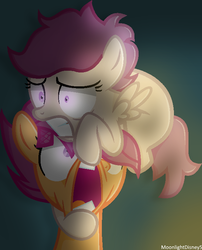 Size: 583x721 | Tagged: safe, artist:thatonefluffs, scootaloo, oc, pegasus, pony, campfire tales, g4, base used, female, filly, older