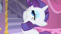 Size: 1280x720 | Tagged: safe, screencap, rarity, pony, unicorn, a dog and pony show, g4, female, mare, solo