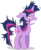 Size: 3500x4260 | Tagged: safe, artist:tomfraggle, twilight sparkle, alicorn, pony, g4, lesson zero, crazy face, faic, female, horn, insanity, mare, simple background, solo, transparent background, twilight snapple, twilight sparkle (alicorn), vector, wings