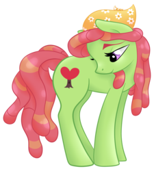 Size: 1800x2000 | Tagged: safe, artist:orcakisses, tree hugger, earth pony, pony, g4, female, mare, simple background, solo, transparent background