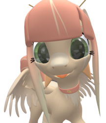 Size: 931x1080 | Tagged: safe, artist:mauuwde, oc, oc only, oc:lyshuu, pegasus, pony, 3d, female, mare, simple background, solo, source filmmaker, tongue out, transparent background