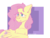 Size: 1600x1200 | Tagged: safe, artist:squeakytom, fluttershy, pegasus, pony, g4, beanbrows, bust, eyebrows, female, portrait, solo, turned head, wings