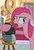 Size: 485x705 | Tagged: safe, screencap, pinkie pie, rocky, earth pony, pony, g4, my little pony: friendship is magic, party of one, cropped, derp, female, hat, mare, party hat, pinkamena diane pie, rock