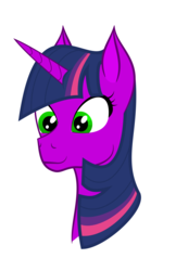 Size: 3849x5945 | Tagged: safe, artist:alltimemine, oc, oc only, oc:iskorka, pony, unicorn, bust, fanfic, fanfic art, female, head, mare, not twilight sparkle, portrait, simple background, vector, white background