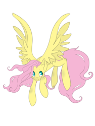 Size: 3024x4032 | Tagged: safe, artist:micropixels, fluttershy, pegasus, pony, g4, female, flying, high res, looking up, simple background, solo, spread wings, transparent background, wings