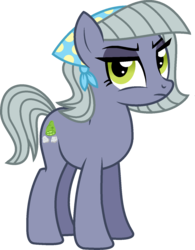 Size: 1143x1468 | Tagged: safe, artist:starryoak, limestone pie, earth pony, pony, miracleverse, g4, alternate hairstyle, alternate universe, bandana, female, mare, simple background, solo, story included, transparent background
