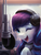 Size: 2250x3000 | Tagged: safe, artist:vanillaghosties, coloratura, earth pony, pony, g4, cute, daaaaaaaaaaaw, female, headphones, high res, looking at you, mare, microphone, one eye closed, open mouth, rara, rarabetes, recording studio, smiling, solo, wink