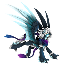 Size: 2136x2248 | Tagged: safe, artist:taiga-blackfield, oc, oc only, oc:equinox, hybrid, pegasus, pony, clothes, high res, male, scarf, simple background, solo, transparent background