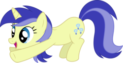 Size: 4260x2192 | Tagged: safe, artist:curvesandlines, electric sky, pony, unicorn, g4, background pony, female, high res, mare, open mouth, simple background, solo, transparent background, vector
