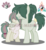 Size: 1165x1257 | Tagged: safe, artist:missbramblemele, oc, oc only, oc:cosmic clover, oc:lucky star, earth pony, pegasus, pony, female, male, mare, simple background, solo, stallion, transparent background, watermark
