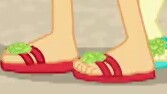 Size: 167x94 | Tagged: safe, applejack, equestria girls, equestria girls specials, g4, my little pony equestria girls: better together, my little pony equestria girls: forgotten friendship, cropped, feet, legs, pictures of legs