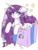 Size: 1024x1365 | Tagged: safe, artist:enderspringminer, oc, oc only, oc:magical brownie, pony, unicorn, box, female, mare, pony in a box, present, simple background, solo, transparent background