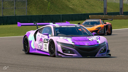 Size: 3840x2160 | Tagged: safe, artist:kenton929, starlight glimmer, g4, 3d, car, cutie mark, gran turismo, gran turismo sport, high res, honda, honda nsx, mclaren, mclaren 650s, mclaren 650s gt3, motorsport, my little pony logo, race track, racecar, racing