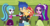 Size: 4240x2232 | Tagged: safe, artist:favoriteartman, artist:flashimmer, artist:mixiepie, artist:themexicanpunisher, aria blaze, flash sentry, sonata dusk, sunset shimmer, equestria girls, g4, aria the shipper, blushing, canterlot high, clothes, female, lockers, male, pure unfiltered evil, ship:flashimmer, shipper on deck, shipping, sonata the shipper, straight