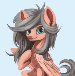Size: 2120x2160 | Tagged: safe, artist:taneysha, oc, oc only, oc:gearsy septima, pegasus, pony, female, high res, mare, simple background, solo