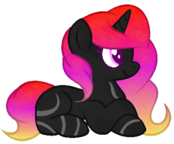 Size: 432x357 | Tagged: safe, artist:venomns, oc, oc only, oc:elysium, pony, unicorn, female, mare, prone, simple background, solo, transparent background