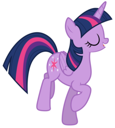 Size: 6474x7190 | Tagged: safe, artist:estories, twilight sparkle, alicorn, pony, g4, absurd resolution, eyes closed, female, simple background, solo, transparent background, twilight sparkle (alicorn), vector