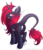 Size: 1024x1203 | Tagged: safe, artist:scarlet-spectrum, oc, oc only, oc:scarlet spectrum, dracony, hybrid, pony, butt, female, looking at you, looking back, mare, plot, raised tail, simple background, smiling, solo, tail, transparent background