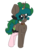 Size: 1086x1403 | Tagged: safe, artist:k-kopp, oc, oc only, oc:kylie apple, pony, 2019 community collab, derpibooru community collaboration, bow, clothes, collar, freckles, horn, horn ring, magic suppression, ponytail, simple background, solo, stockings, thigh highs, transparent background