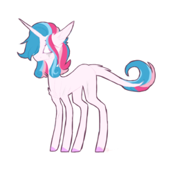 Size: 1500x1500 | Tagged: safe, artist:hyshyy, oc, oc only, oc:winter dawn, pony, unicorn, female, mare, simple background, solo, transparent background