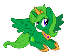 Size: 1547x1200 | Tagged: safe, artist:limedreaming, oc, oc only, oc:lime dream, alicorn, pony, alicornified, crown, jewelry, joke, race swap, regalia, simple background, solo, transparent background