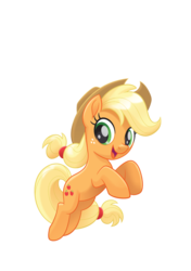 Size: 1184x1679 | Tagged: safe, applejack, earth pony, pony, g4, my little pony: the movie, female, looking at you, simple background, smiling, solo, transparent background, vector