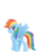 Size: 1184x1679 | Tagged: safe, rainbow dash, pony, g4, my little pony: the movie, female, looking at you, simple background, smiling, solo, transparent background, vector