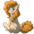 Size: 1087x1080 | Tagged: safe, artist:whyena, pear butter, earth pony, pony, g4, blushing, butt, ear fluff, female, fluffy, leg fluff, looking at you, looking back, mare, pear butt, plot, shoulder fluff, simple background, sitting, solo, transparent background