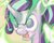 Size: 2048x1647 | Tagged: safe, artist:noupu, starlight glimmer, pony, unicorn, g4, angry, dark magic, evil, evil smile, female, magic, open mouth, rage, smiling, solo