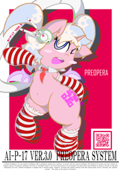 Size: 4961x7016 | Tagged: safe, artist:patoriotto, oc, oc only, oc:preopera, pony, absurd resolution, clothes, headphones, socks, solo, striped socks