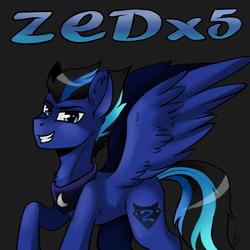 Size: 1000x1000 | Tagged: safe, artist:serodart, oc, oc only, oc:zedik, pegasus, pony, jewelry, male, regalia, solo