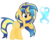 Size: 576x476 | Tagged: safe, artist:rainbows-skies, oc, oc only, oc:aqua blue, pony, unicorn, cutie mark background, female, mare, offspring, parent:flash sentry, parent:sunset shimmer, parents:flashimmer, raised hoof, reference sheet, simple background, solo, transparent background