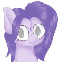 Size: 4075x4265 | Tagged: safe, artist:afuna, artist:notmywing, oc, oc only, oc:afuna, earth pony, pony, absurd resolution, bust, collaboration, cute, female, fluffy, portrait, simple background, smiling, solo, transparent background, wide eyes
