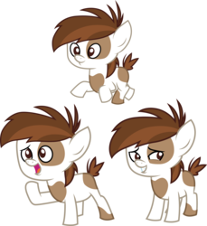 Size: 3000x3273 | Tagged: safe, artist:cloudy glow, pipsqueak, earth pony, pony, g4, twilight time, blank flank, colt, foal, high res, male, simple background, smiling, transparent background, vector