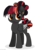 Size: 4605x6086 | Tagged: safe, artist:suramii, oc, oc only, oc:night vision, bat pony, pony, absurd resolution, bat pony oc, female, mare, movie accurate, open mouth, simple background, solo, transparent background