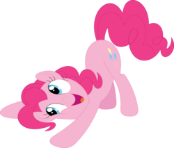 Size: 3548x3023 | Tagged: safe, artist:porygon2z, pinkie pie, earth pony, pony, castle sweet castle, cute, female, mare, open mouth, simple background, solo, transparent background, vector