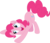 Size: 3548x3023 | Tagged: safe, artist:porygon2z, pinkie pie, earth pony, pony, castle sweet castle, g4, cute, female, high res, mare, open mouth, simple background, solo, transparent background, vector