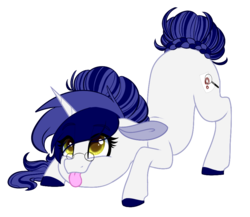 Size: 930x806 | Tagged: safe, artist:saphi-boo, oc, oc only, pony, :p, glasses, silly, simple background, solo, tongue out, transparent background