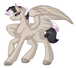 Size: 3997x3560 | Tagged: safe, artist:amazing-artsong, oc, oc only, oc:arya, pegasus, pony, black sclera, high res, simple background, solo, transparent background