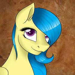 Size: 1024x1024 | Tagged: safe, artist:fairdahlia, oc, oc only, pegasus, pony, bust, female, mare, portrait, solo