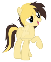 Size: 1024x1249 | Tagged: safe, artist:magicdarkart, oc, oc only, earth pony, pony, female, mare, simple background, solo, transparent background, watermark