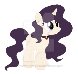 Size: 400x379 | Tagged: safe, artist:magicdarkart, oc, oc only, pony, unicorn, female, mare, simple background, solo, transparent background, watermark