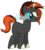 Size: 1367x1503 | Tagged: safe, artist:marielle5breda, oc, oc only, pony, unicorn, blaze (coat marking), blue sclera, coat markings, colored horn, colored sclera, crack ship offspring, facial markings, horn, magical gay spawn, male, offspring, parent:king sombra, parent:sunburst, simple background, solo, sombra eyes, stallion, transparent background