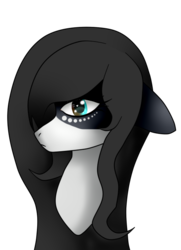 Size: 530x734 | Tagged: safe, artist:cindystarlight, oc, oc only, oc:moonshadows, pony, bust, female, floppy ears, mare, portrait, simple background, solo, transparent background