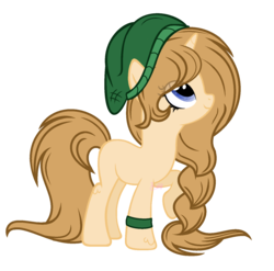 Size: 1548x1532 | Tagged: safe, artist:101xsplattyx101, oc, oc only, oc:heart catcher, pony, unicorn, beanie, female, hat, mare, simple background, solo, transparent background