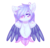 Size: 1372x1309 | Tagged: safe, artist:honeybbear, oc, oc only, oc:amber moon, pegasus, pony, bust, female, heterochromia, mare, portrait, simple background, solo, transparent background