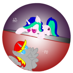 Size: 768x768 | Tagged: safe, artist:rubydeluxe, oc, oc only, oc:holly dance, oc:rd, alicorn, pony, alicorn oc, digital art, horn, icon, looking down, looking up, simple background, transparent background, wings